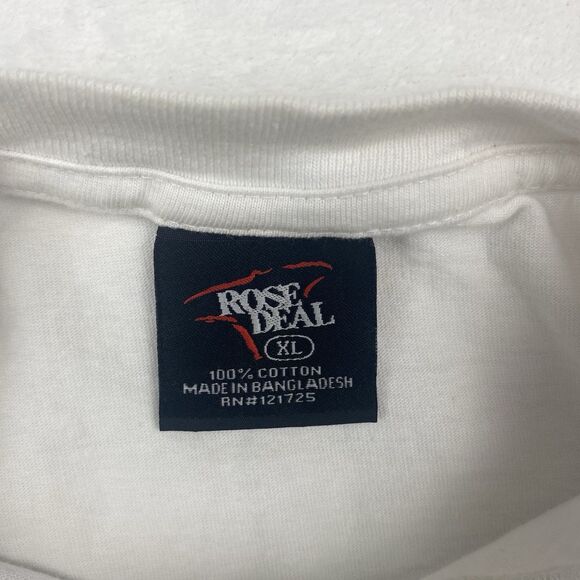 Rose Deal Led Zeppelin Graphic Shirt Adult Extra Large White Short Sleeve - Picture 13 of 14